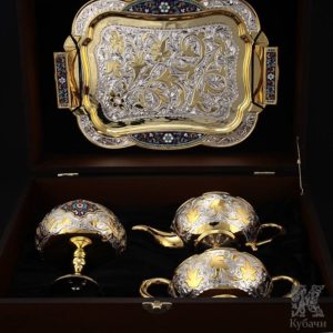 Чайные сервизы из серебра