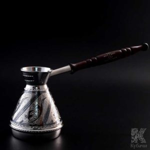 Серебряная турка (джезва) «Две половинки»