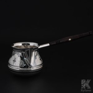 Турка (джезва) серебряная «Макиято»