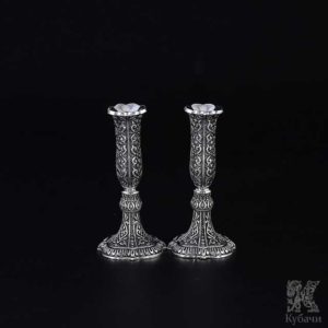 Подсвечники серебряные маленькие (набор из 2-х штук)